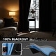 preview thumbnail 75 of 91, Deconovo 100 Percent Blackout with Liner Grommet Curtain (2 Panel)