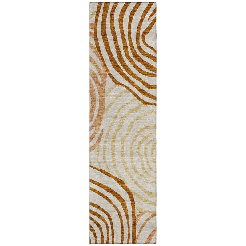 Machine Washable Indoor/ Outdoor Chantille Contemporary Dimensions Rug