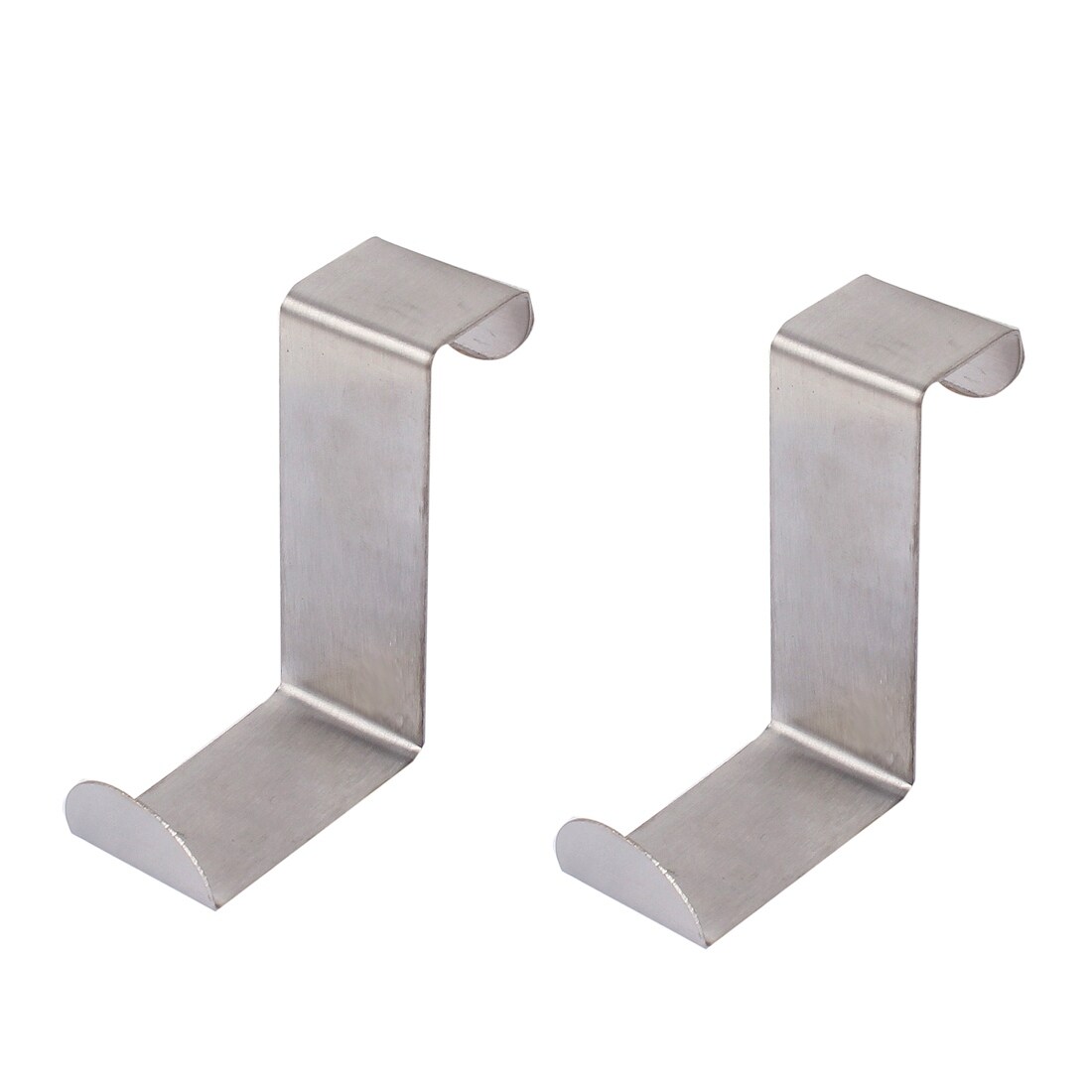 Shop Sliver Tone Stainless Steel Z Shaped Over Door Hooks Clothing