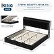 preview thumbnail 55 of 58, Bed Frame with Lift Up Storage, Upholstered Velvet Platform Bed with Storage Headboard