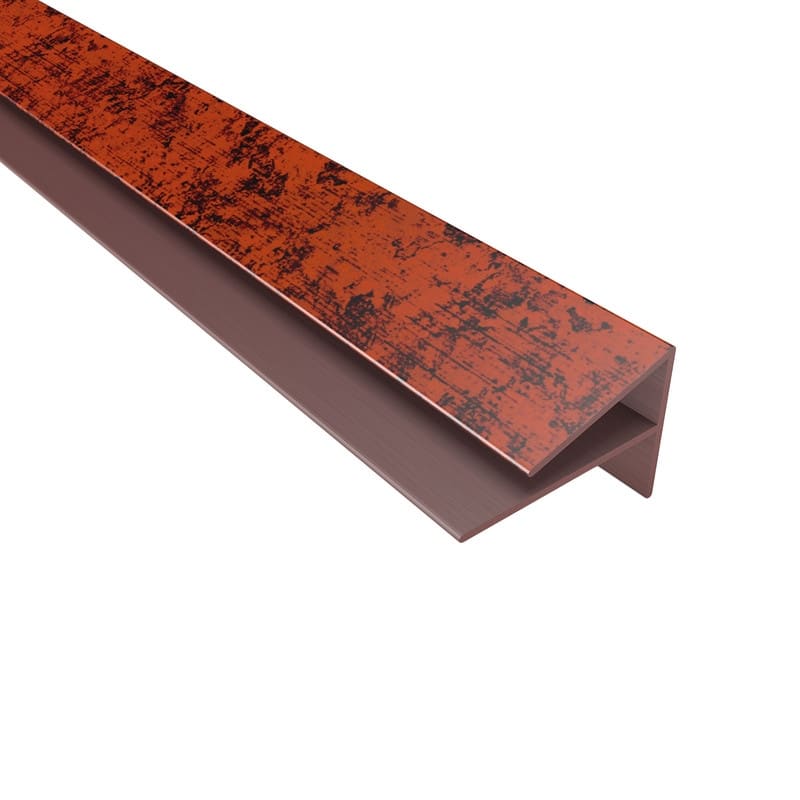 FASÄDE 47 in. Decorative Vinyl Outside Corner Trim Moonstone Copper (5 Pack) - 5 Pack