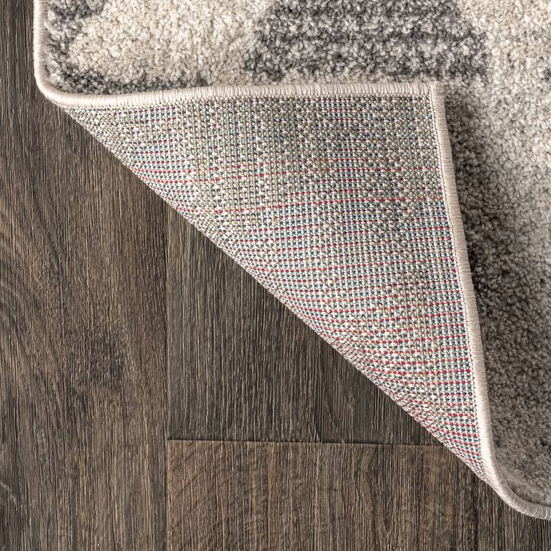 JONATHAN Y Khalil Moroccan Triangle Geometric Area Rug