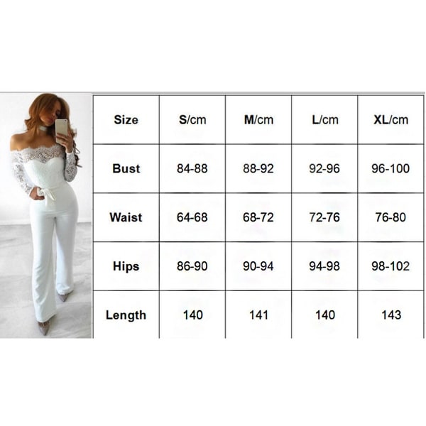 New Fashion Slim Lace Stitching Long Sleeve Belt Jumpsuit. Opens flyout.