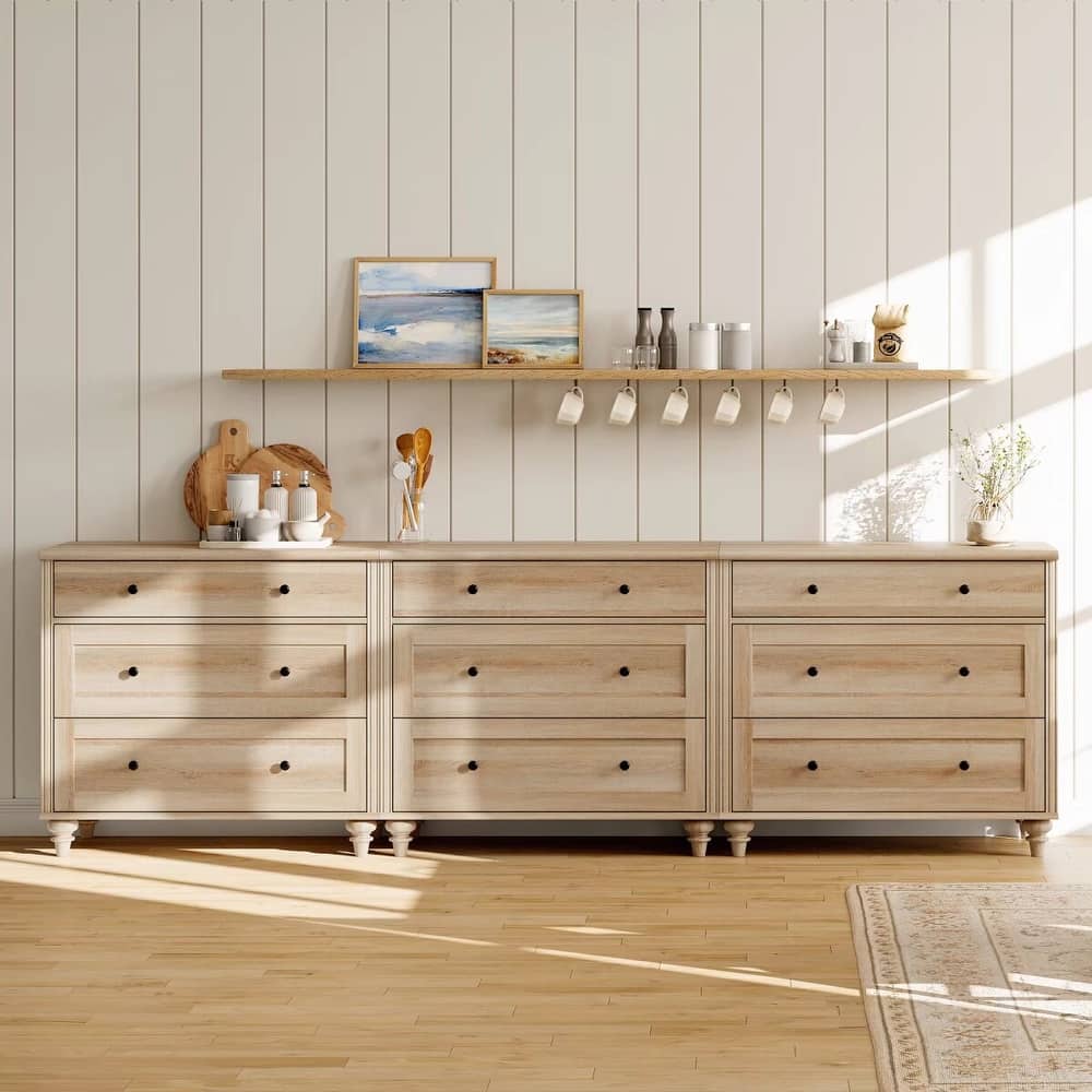 Dresser for Bedroom with 3 Drawer, Accent Kids Dresser Storage Cabinet