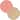CounterArt Coral and Natural Basket Weave Design Round Reversible Easy Care Plastic Placemat Set of 4 Made in The USA