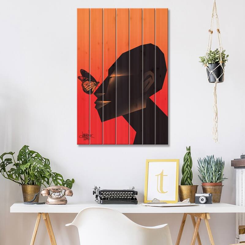 Dry I Print On Wood by VCalvento - Multi-Color