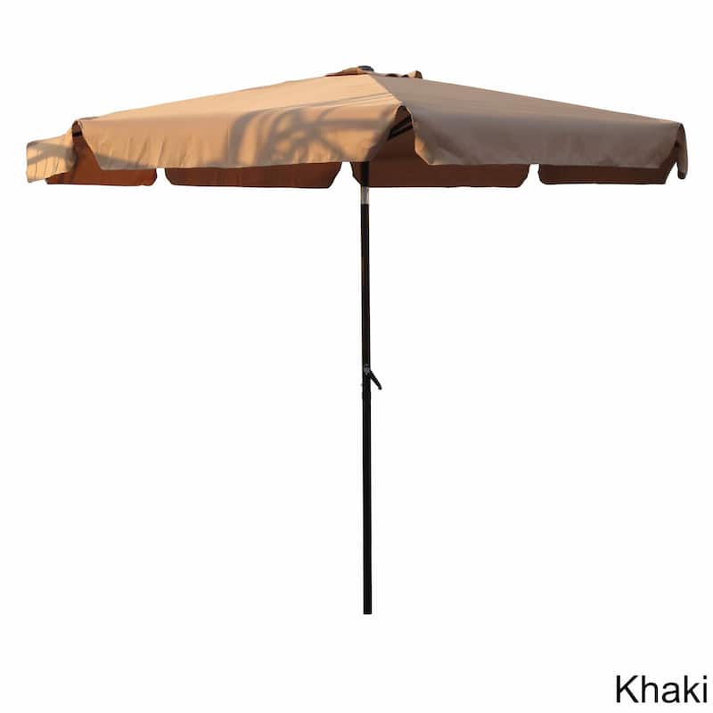 St. Kitts All-weather Tilting 10-foot Patio Umbrella - Khaki