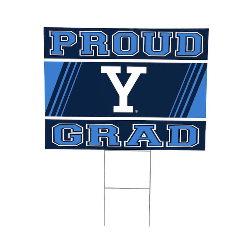 Yale University 24" x 18" Graduation Coroplast Outdoor Yard Sign