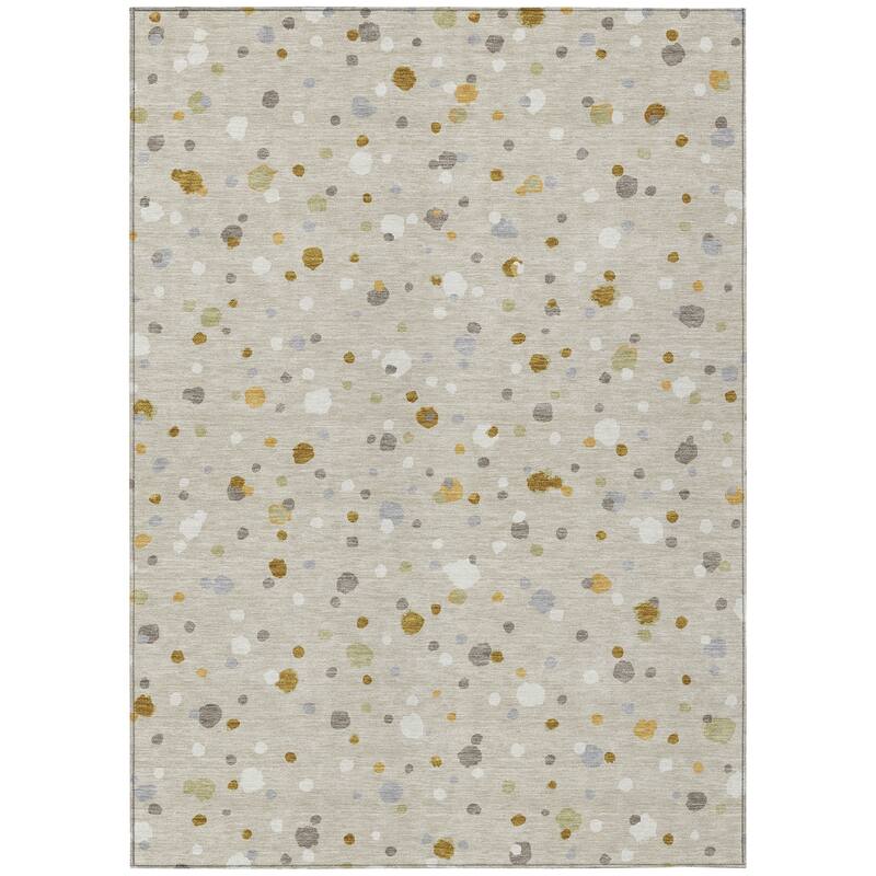 Machine Washable Indoor/ Outdoor Contemporary Sheinelle Chantille Rug