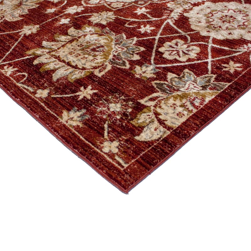 Gertmenian Hurston 3PC Traditional Medallion Area Rug Set, 2x7, 5x7, and 8x10 - 3PC Set