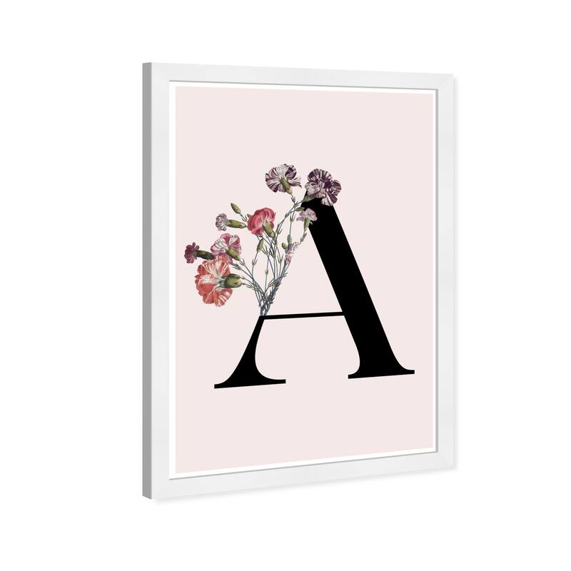 Wynwood Studio Prints Floral and Botanical Botanical A Pink and Pastel Pink Modern & Contemporary Wall Art Canvas Print
