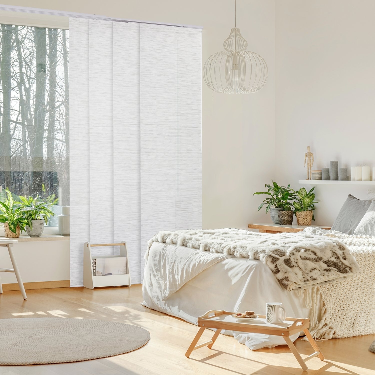 GoDear Design Adjustable Sliding Panel Track Blinds, - Picture 18 of 20