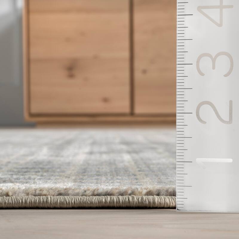 Park Abstract Checked Area Rug