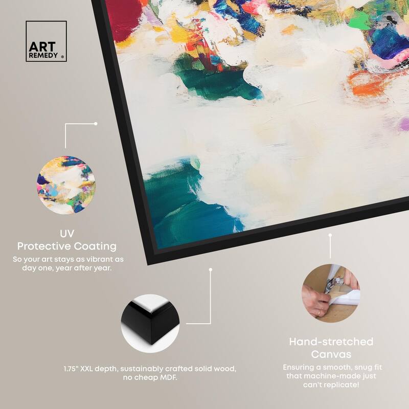 Spectrum Splash Canvas by Art Remedy