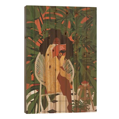 Siesta Print On Wood by Mezay Ugbo - Multi-Color