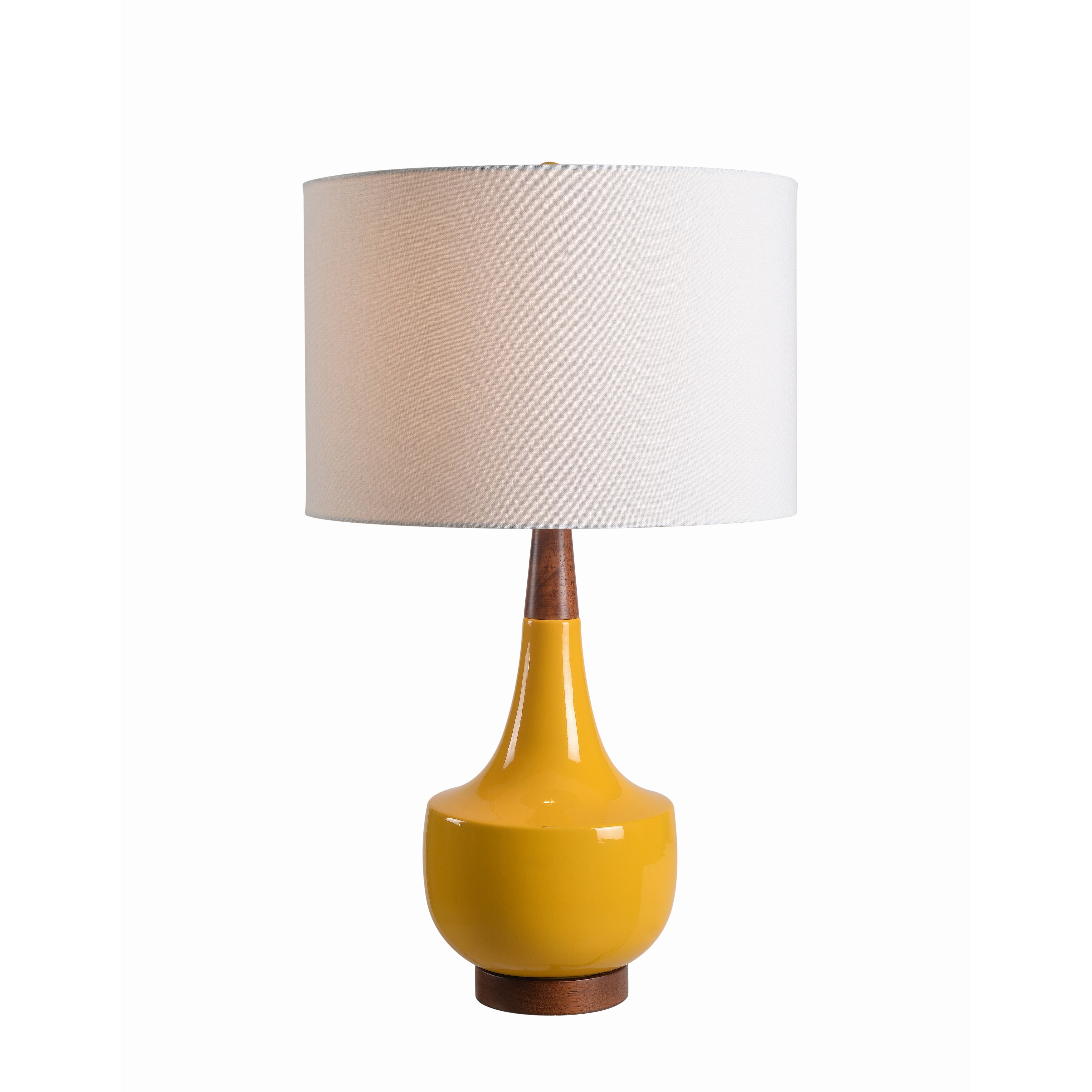 mustard table lamp