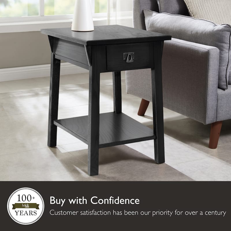 Leick Home Mission End Table with Drawer