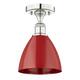 Option Polished Nickel / Red