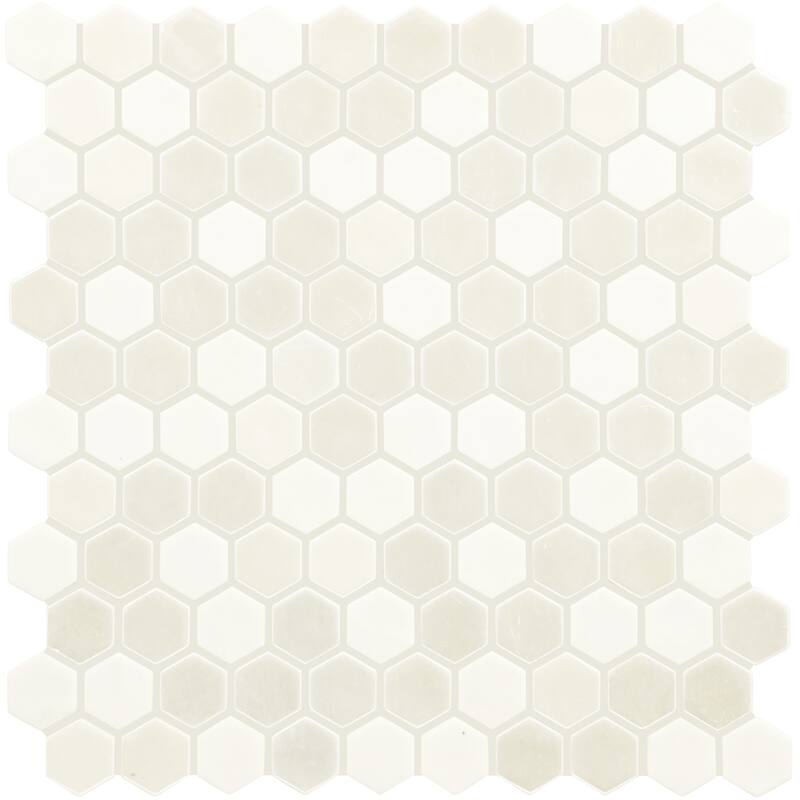 Daltile Uptown Glass 1" Hexagon Mosaic (18 PC Per Carton) (16.92 SQFT Per Carton)
