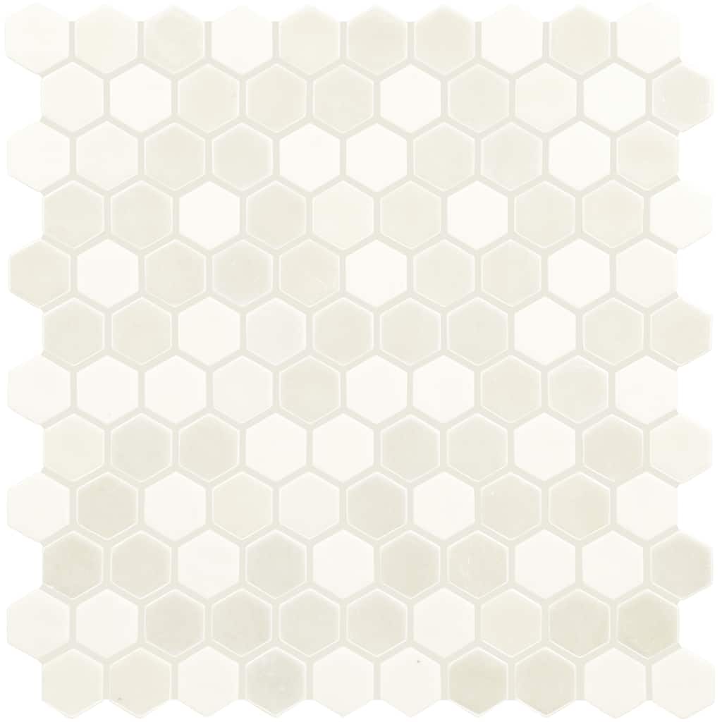 Daltile Uptown Glass 1" Hexagon Mosaic (18 PC Per Carton) (16.92 SQFT Per Carton)