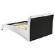preview thumbnail 33 of 41, Jeremaine Bedroom Set with Plank Headboard White