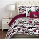 preview thumbnail 2 of 2, Merry Town Christmas Oversized Reversable 6-Piece Comforter Set
