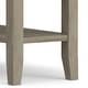 preview thumbnail 48 of 49, WYNDENHALL Normandy 14 inch Wide Solid Wood Transitional Narrow Side Table - 14 Inches wide