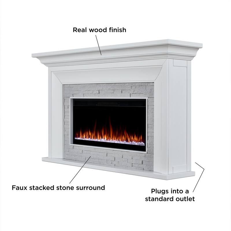 Sonia Smart Electric Landscape Fireplace by Real Flame