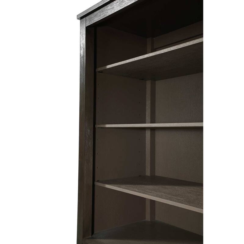 Kensington 16-28 Inch Open Shelving Bath Storage Cabinet