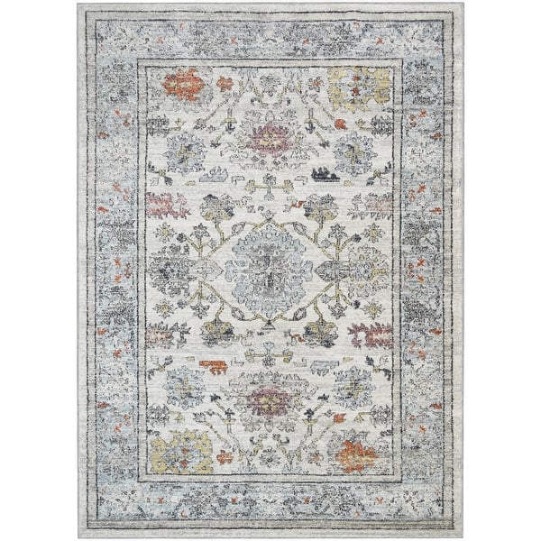 Barcelona Dorset Ivory Traditional Oriental Area Rug - Bed Bath ...