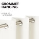 preview thumbnail 6 of 69, Deconovo Faux Linen Total Blackout Grommet Curtain (2 Panels)