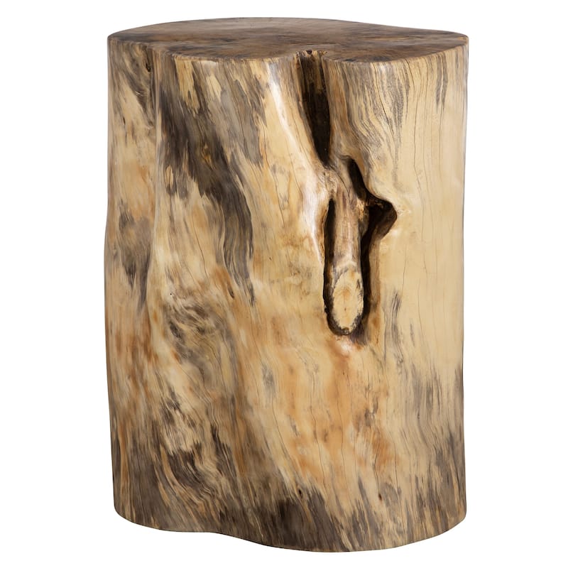 Uttermost Habitat Natural Accent Stool - 16"W x 20"H x 16"D