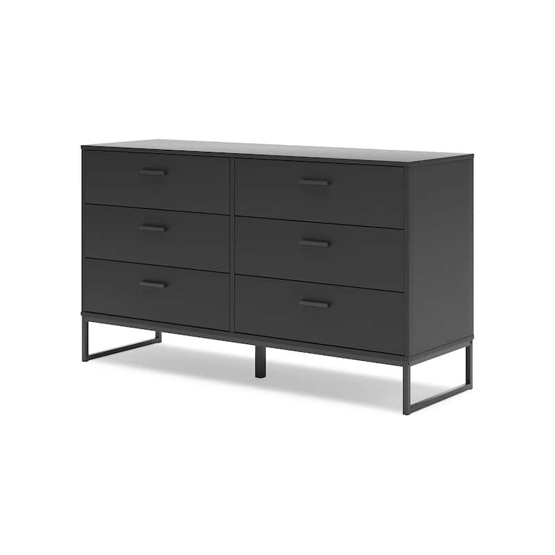 Signature Design by Ashley Socalle Black Dresser
