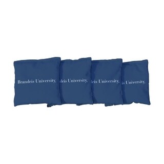 Blue Brandeis University Judges Cornhole Bags
