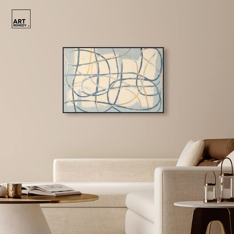 Unbroken Line I Canvas by Art Remedy