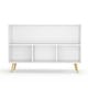 preview thumbnail 9 of 17, Kids bookcase with Collapsible Fabric Drawers Pink