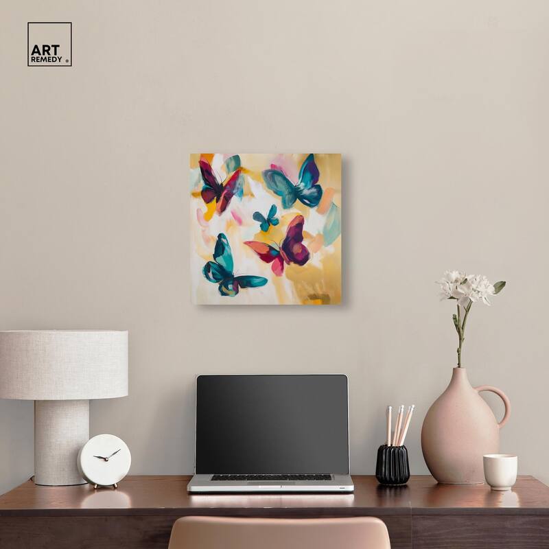 Wings in Waltz I Canvas by Art Remedy, Gallery Wrapped