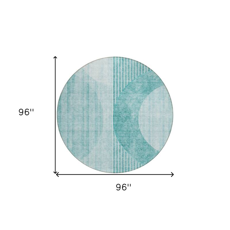 HomeRoots Geometric Transitional Rectangle Outdoor Rug