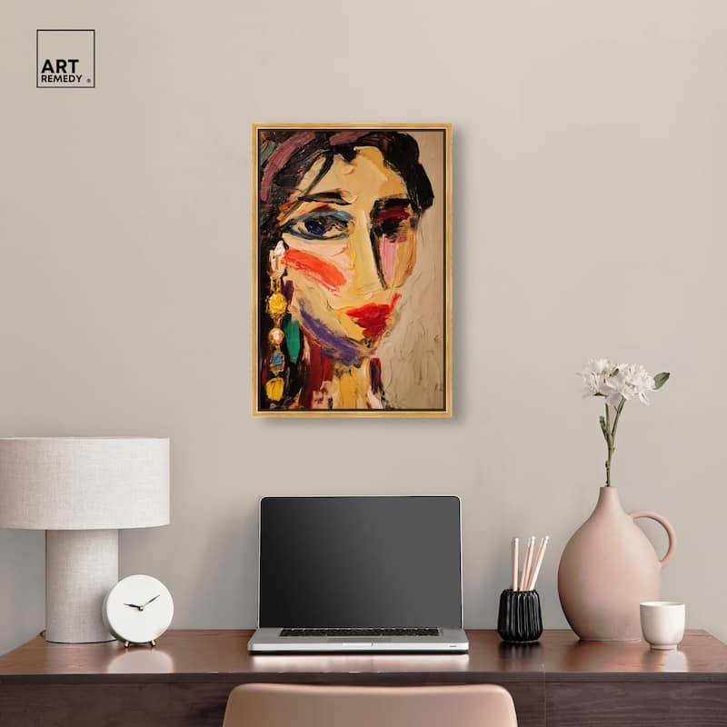 Colorful Expression I Canvas by Art Remedy