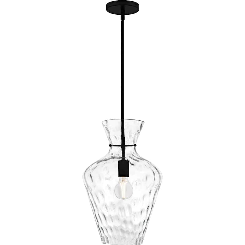 Hollis 1-Light Matte Black Pendant