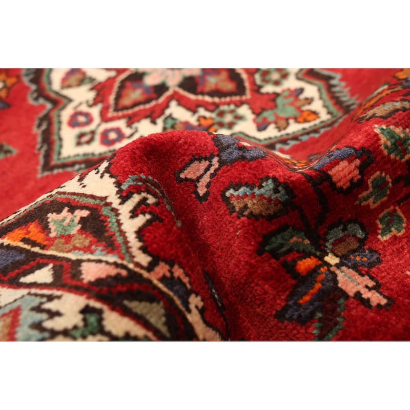 ECARPETGALLERY Hand-knotted Anadol Red Wool Rug - 3'2 x 5'0