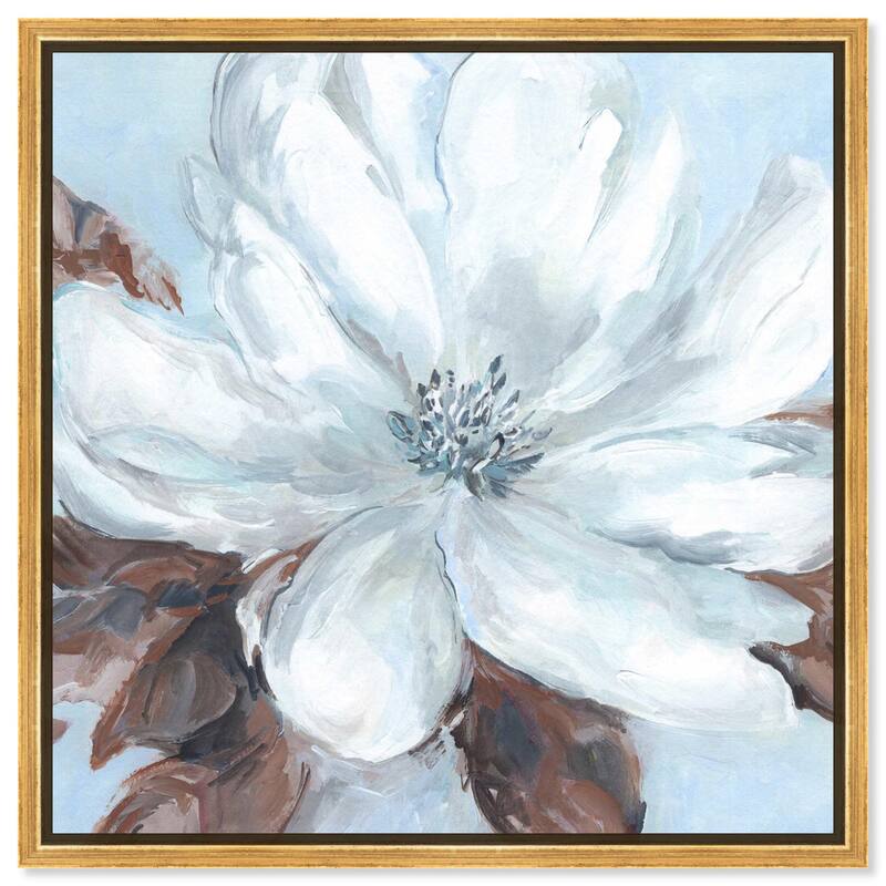 Delicate Blooms II Canvas by Art Remedy - 20" x 20" - Gold