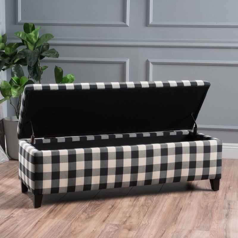 Stylish Decorative Bench with Wooden Frame, Makeup Bench, Upholstered Storage Bench with Flip Cover Hallway Bench