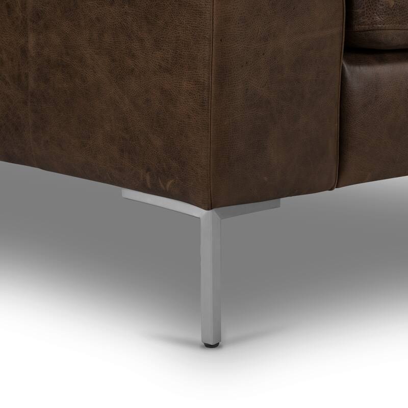Poly & Bark Calle 90" Sofa - Full Grain Genuine Italian Leather