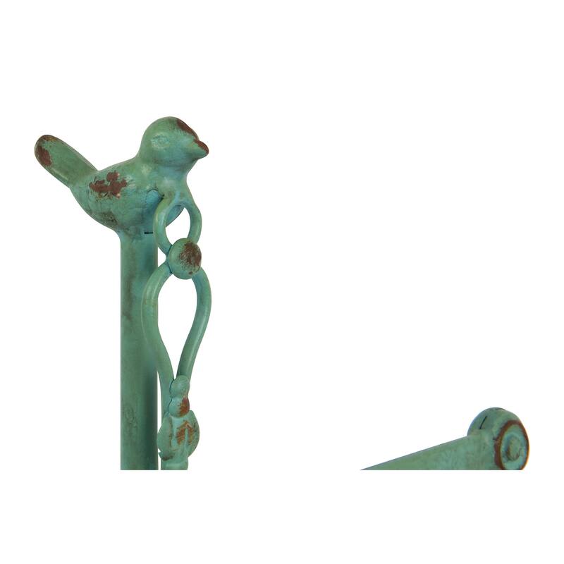 Decorative Antique Iron Balance Scale with Bird