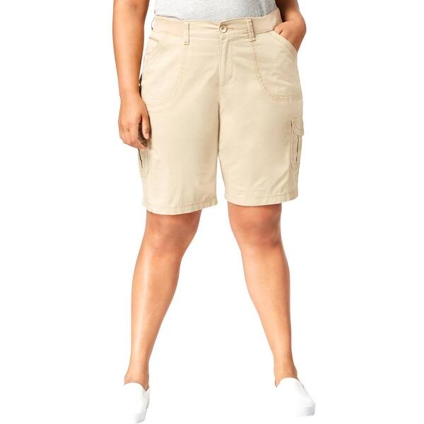 Shop Lee Womens Plus Cargo Shorts Casual Relaxed Fit Bungalow