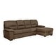 preview thumbnail 4 of 5, Furniture of America Werr Modern Leather Sleeper Sectional
