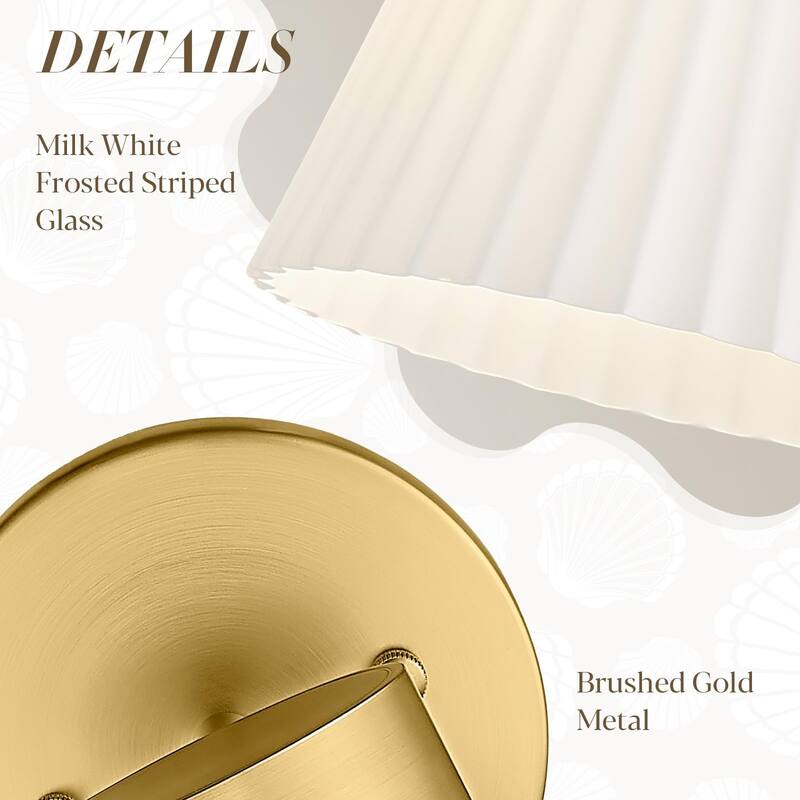 Wall Sconce, Wall Lamp, Brushed Gold