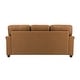 preview thumbnail 41 of 44, Rita Living Room 3-Seat Genuine Leather Sofa with Solid Wood Legs and Nailhead