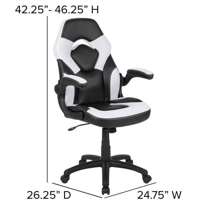 Gaming Desk and Chair Set with Cup Holder and Headphone Hook - Desk Bundle
